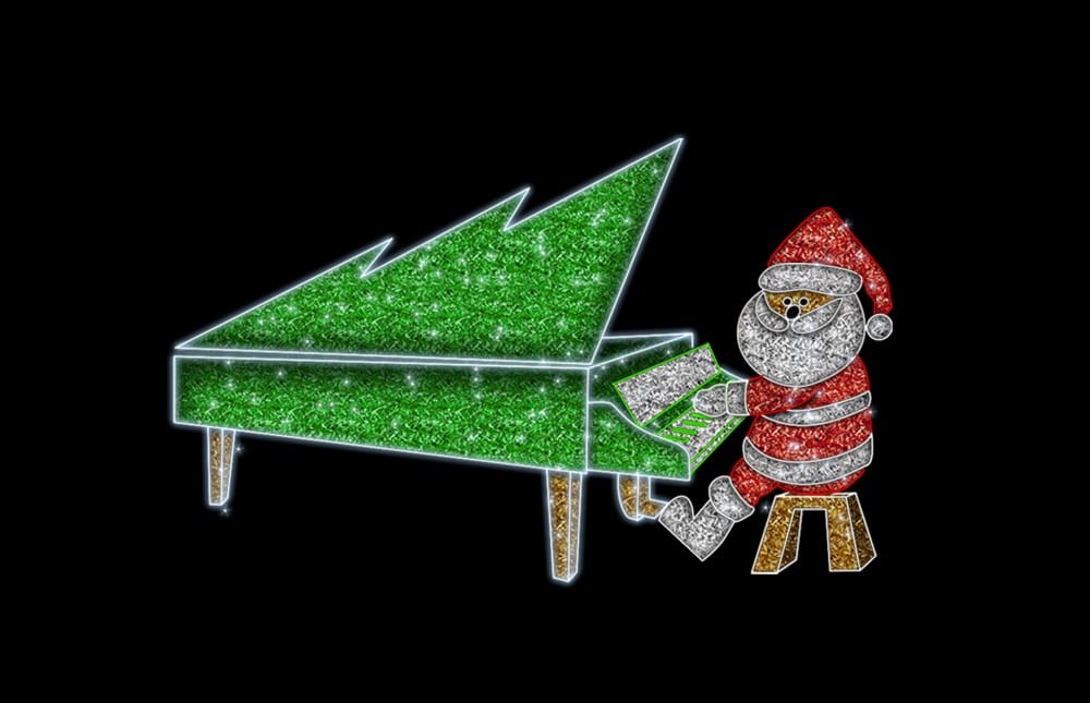Santa Claus + piano