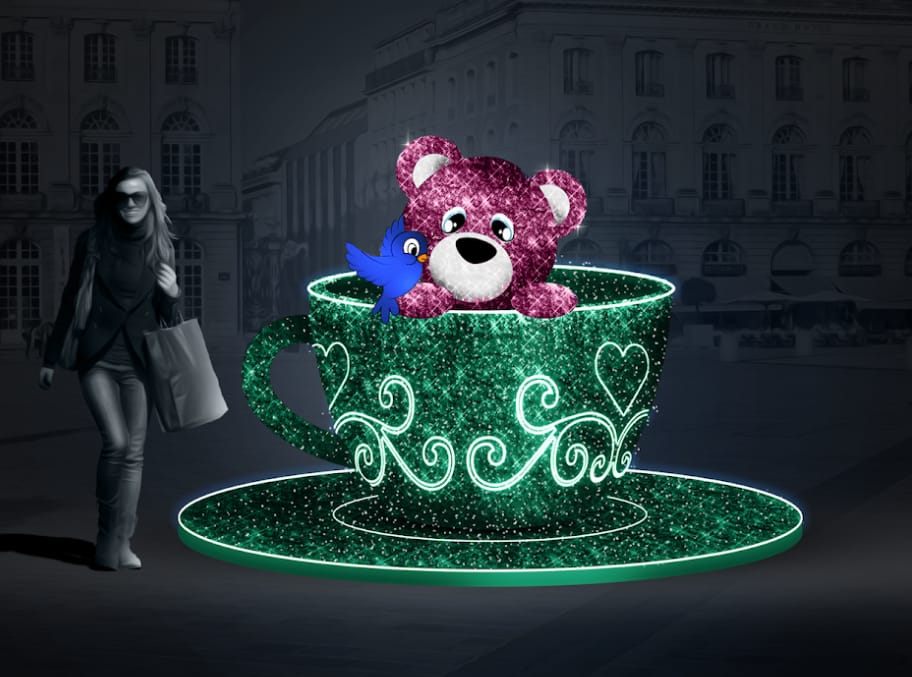 Cup with teddy bear 023/2020