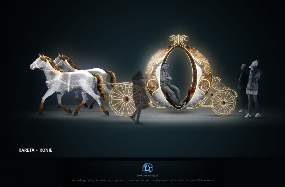 Carriage with horses
